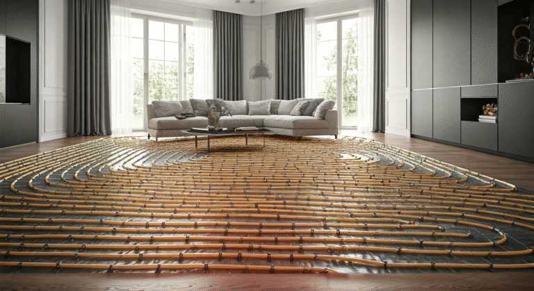 Ile pętli podłogówki potrzeba w salonie o powierzchni 30 m2?