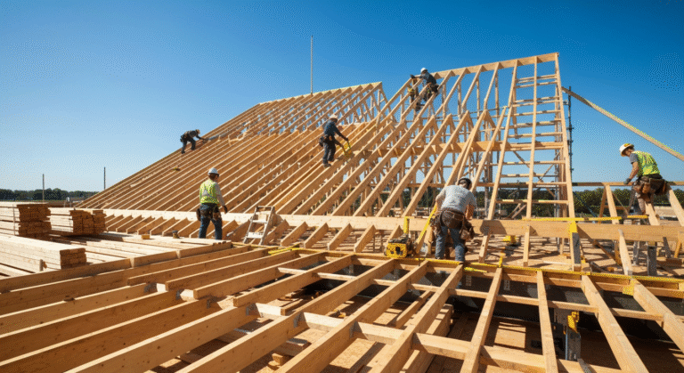 Ile m3 drewna na dach 300m2? Dokładne obliczenia!