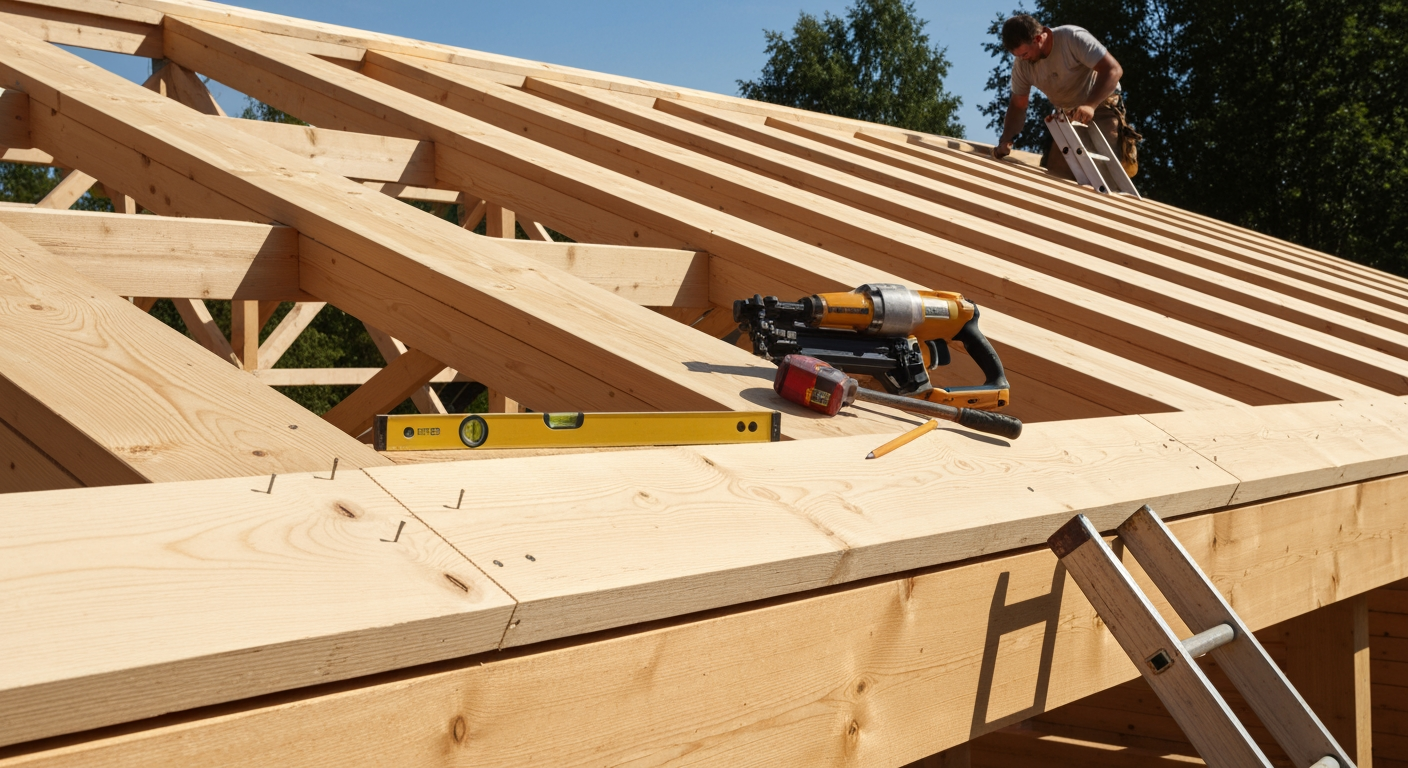 Jak wykonać dach z desek na zakładkę? Poradnik krok po kroku 2